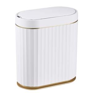 ELPHECO Bathroom Trash Can with Lid 2 Gallon Sensor Garbage Can, Automatic Trash Bin…