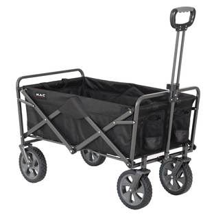 Mac Sports Collapsible Folding Outdoor Utility Wagon, Black