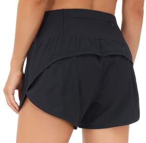 THE GYM PEOPLE Women's High Waisted Running Shorts Quick Dry Workout Shorts | High Waist…