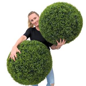 365 Curb Appeal 23" XL Topiary Balls (Better Than A Boxwood, 2 Topiary Balls (4 Halves))…