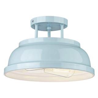 zeyu Modern Semi Flush Ceiling Light - 2-Light Ceiling Light Fixture for Living Room…