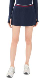 SPLITS59 Women's Kaia Active Rib Skort Medium Heather Indigo