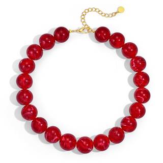 Chunky Beaded Necklace for Women 20MM Oversized Resin Bead Statement Necklaces Trendy…