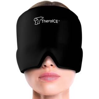 TheraICE Migraine Relief Cap, Headache Hat Ice Pack Mask, Cooling Head Wrap | Soothing…