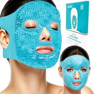 ZNÖCUETÖD Cold Face Ice Mask Facial Ice Pack, Hot Cold Compress for Face | Face SPA Gift…