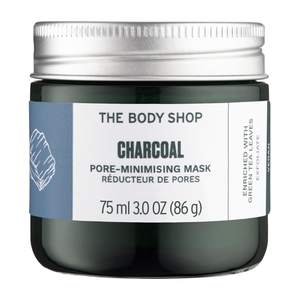 The Body Shop Charcoal Pore-Minimizing Mask | Clay-Based Exfoliating Face Mask | Absorbs…