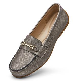KORDAL Women's Comfortable & Lightweight Leather Loafers Slip-Ons Driving Mocs Walking…