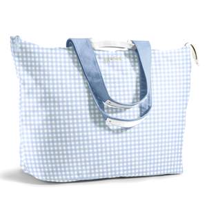 Fit & Fresh XL Beach Tote Bag for Women – XL Travel Tote with Zipper & Pockets, Oversized…