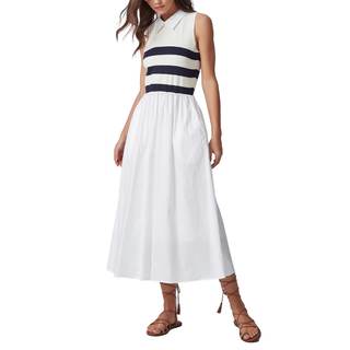 D-Sun Women's 2026 Spring Summer Sweater Midi Dresses Sleeveless Stripe Casual Knit A…