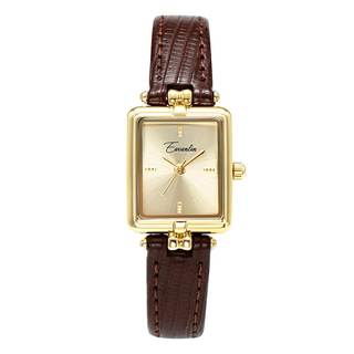 CARLIEN Women's Fashion Classic Gold Vintage Rectangular Quartz Watch | Square Sunray…