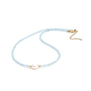 Gempires Gemstone Pearl Necklace for Women Beaded Birthstone Choker | Handmade gemstone…