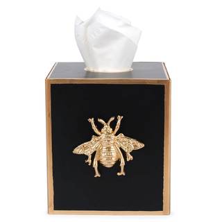 Jaye’s Studio Metal Decorative Tissue Box Holder for Bathroom, Square Tissue Box Cover…