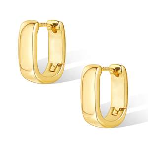 Small Chunky Silver Hoop Earrings for Women Small Gold Hoop Earrings | Hypoallergenic…