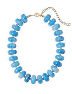 Chunky Bead Necklace for Women,Stone & Oversized Beaded Necklaces,Bold Statement…