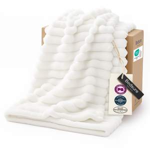 Bedsure GentleSoft White Throw Blanket for Couch - Birthday Gifts for Women Mom Her…