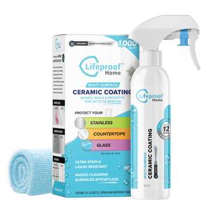 Lifeproof Ceramic Coating Spray Kit - Shine, Seal & Protect Kitchen & Bath Surfaces…