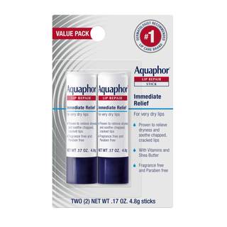 Aquaphor Lip Repair Stick, Moisturizing Lip Balm Pack, Relieves Dryness, 0.17 Oz Stick…