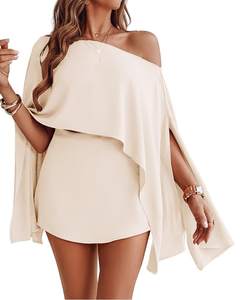 CHICME Women's 3 Piece Summer Outfits Off Shoulder Set Vacation Beach Wear | Batwing…