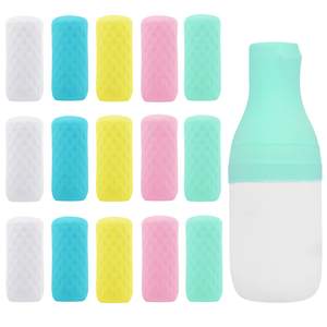 15 Pack Travel Essentials Silicone Bottle Covers Leak Proofing | Cruise Essentials, Beach…