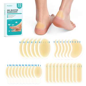 Hydrocolloid Gel Blister Bandages Pads - (Variety Pack) Promifun 32ct Waterproof Adhesive…