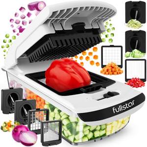 Fullstar Pro Original Vegetable Chopper & Spiralizer, Kitchen Prep Tool | 4 in 1 Veggie…