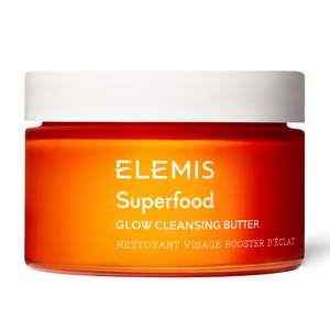 ELEMIS Superfood AHA Glow Cleansing Butter, Daily Facial Cleanser/Mask Removes Makeup…