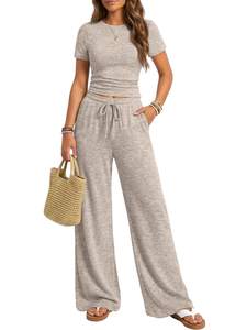 Trendy Queen Womens 2 Piece Lounge Matching Sets with Pockets | Vacation Airport Travel…