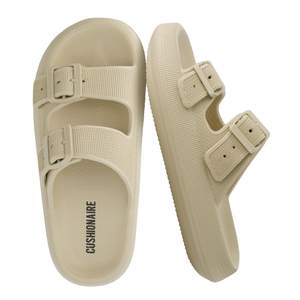 CUSHIONAIRE Fame Pillow Recovery Sandals for Women, Adjustable Double Buckle Waterproof…