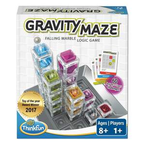 ThinkFun Gravity Maze - Falling Marble Logic Game - Challenging STEM Toy for Kids 8-12…