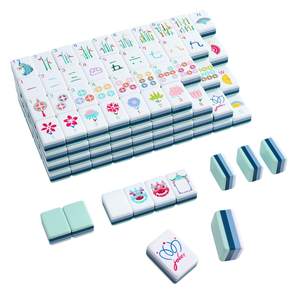 160 Acrylic 4 Layer Engraved American Mahjong Tiles Set with Carrying Bag and…