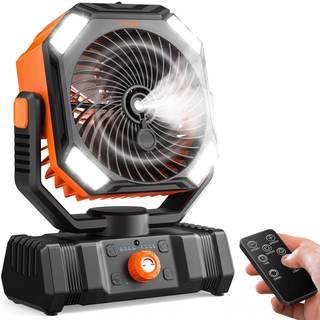 Portable Misting Fan, Cooling Mist Fans, 20000mAh USB Rechargeable Battery Powered Fan…