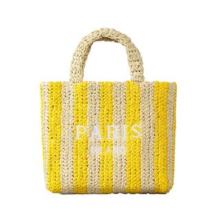 Straw Beach Bag for Women Summer Woven Tote Bag Packable Straw Purses and Handbags for…