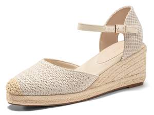 Coutgo Women's Platform Wedge Espadrilles Sandals