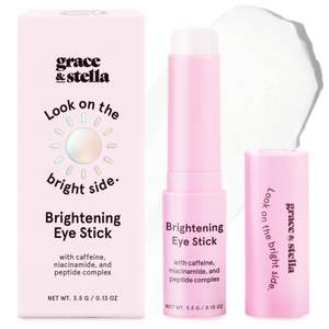 grace & stella Under Eye Brightener Balm Stick - Travel Essentials | Caffeine Eye Cream…