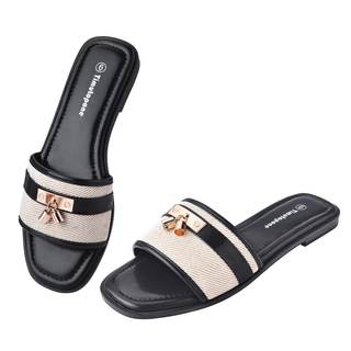 Dressy Flat Sandals for Women Elegant Summer Comfortable Slides Sandal 2026 Trendy…