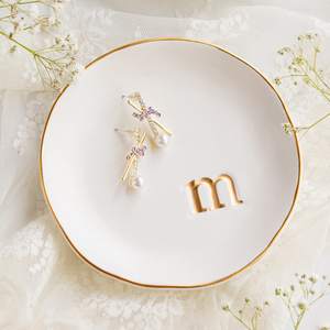 COLLECTIVE HOME Ceramic Jewelry Tray, Trinket Dish, Gifts for Women (M) | Mother's Day…