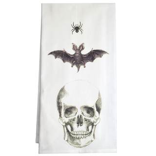 Montgomery Street Spider, Bat and Skull Cotton Flour Sack Dish Towel