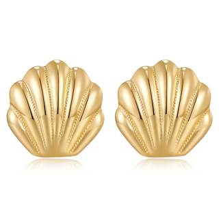 LILIE&WHITE Seashell Stud Earrings For Women Gold Earrings Seashore Earrings Nautical…