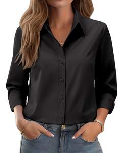 siliteelon Button Down Shirts for Women Wrinkle Free Long Sleeve Blouse | Breathable, Not…