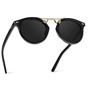 WearMe Pro Skyler Women's Polarized Sunglasses, Double-Bridge Round, UV400 |…