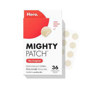 Mighty Patch Hero Cosmetics Original Nighttime Acne Pimple Patches, 36 Ct | #1…