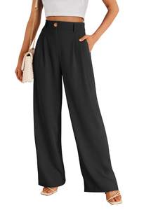 LILLUSORY Womens Wide Leg Dress Work Flowy Pants Business Casual Outfits | 2026 Trousers…