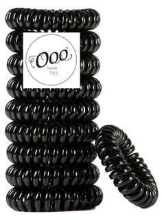 10 Pack Painless PATENTED OOO Hair Ties. Ponytail holder spiral coil traceless rubber…