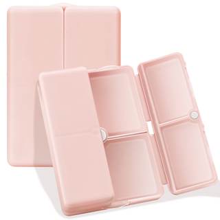 FYY Travel Pill Organizer, 7 Compartments Small Pill Box Medicine Case-Pink | Easy to…