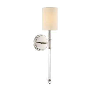 Savoy House 9-101-1-109 Fremont Traditional Soft White Glass Wall Sconce, 1-Light 60…