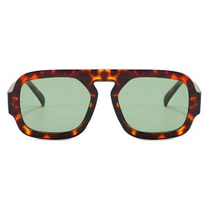 ADE WU Trendy Square Sunglasses for Women Men,Vintage Square Aviator Sunglasses Fashion…