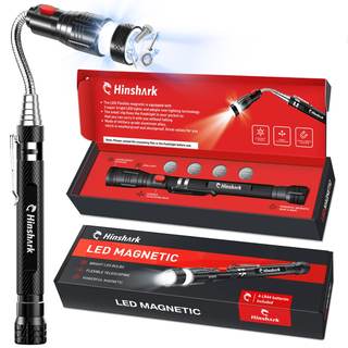 Gifts for Men Extendable Telescoping Magnetic Pickup Tools, Gadgets for Men | LED…