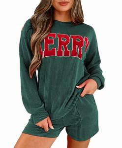 Opemiby Womens 2 Piece Pajama Sets Ribbed Matching Lounge Short Set Outfit | 2026 Long…