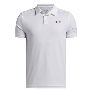 Under Armour Boys' Matchplay Golf Polo Medium (100) White / / Castlerock