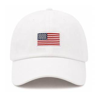 USA Flag & Embroidery Premium 100% Cotton Low Profile Adjustable Baseball Dad Cap One…